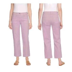 Buffalo Women's High Rise Brigette Soft Stretch Tencel Crop Pants Lilac 4/27